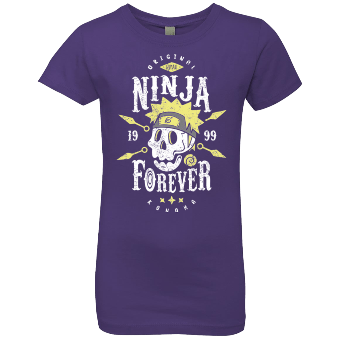 T-Shirts Purple Rush / YXS Ninja Forever Girls Premium T-Shirt