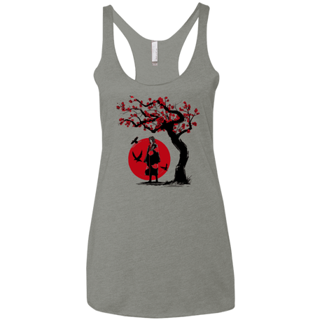 T-Shirts Venetian Grey / X-Small Ninja under the sun Women's Triblend Racerback Tank