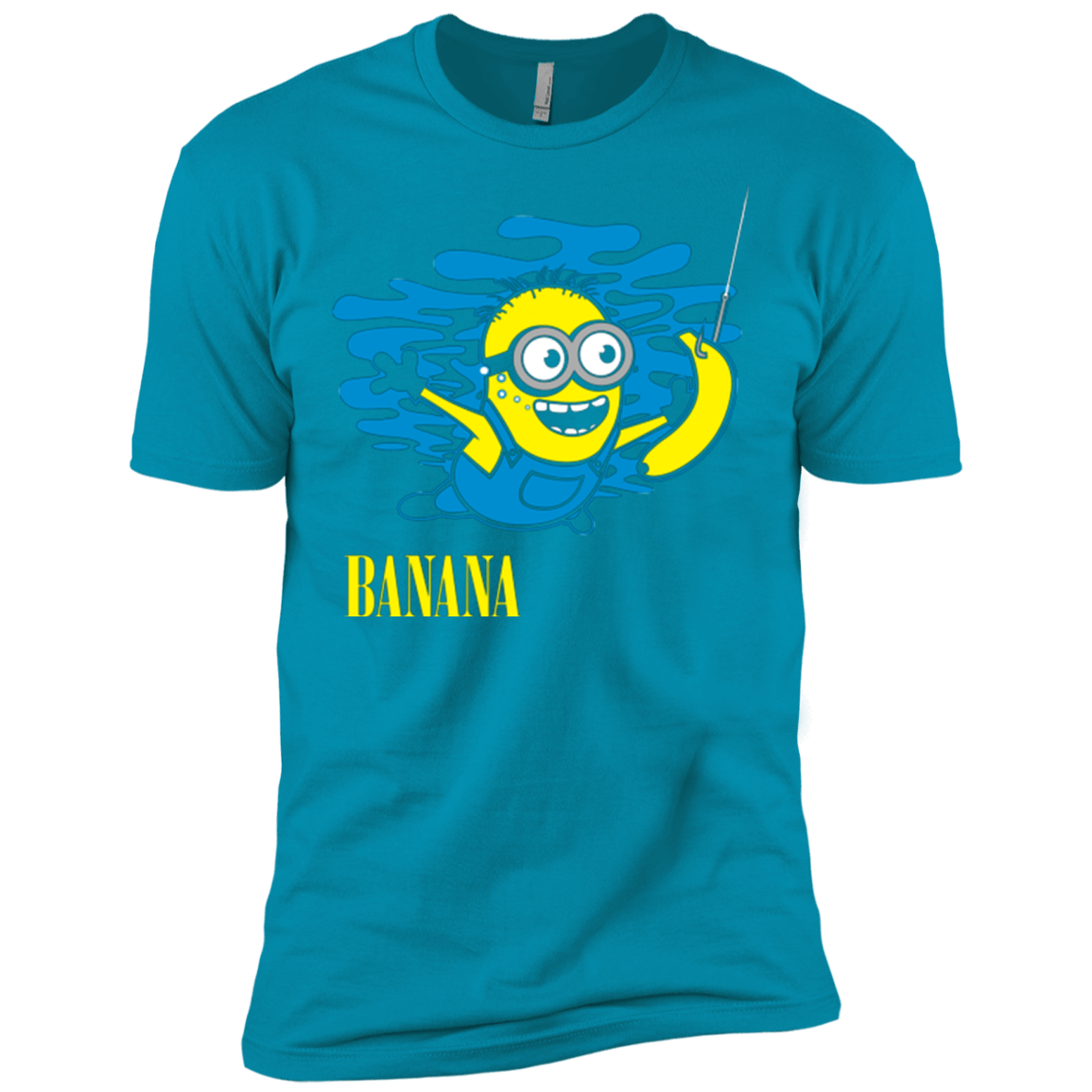 T-Shirts Turquoise / X-Small Nirvana Banana Men's Premium T-Shirt