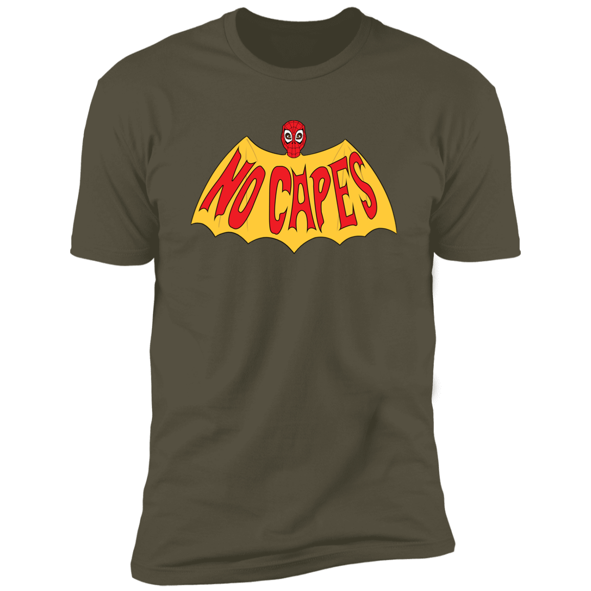 T-Shirts Military Green / S No Capes Men's Premium T-Shirt