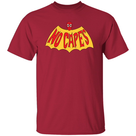 T-Shirts Cardinal / S No Capes T-Shirt