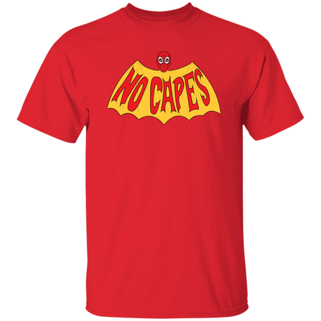 T-Shirts Red / S No Capes T-Shirt