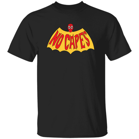 T-Shirts Black / YXS No Capes Youth T-Shirt