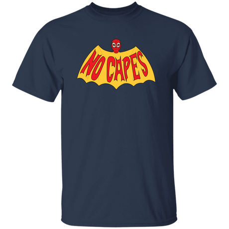 T-Shirts Navy / YXS No Capes Youth T-Shirt