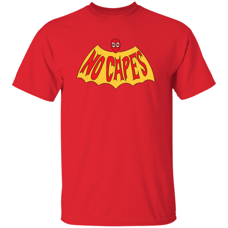 T-Shirts Red / YXS No Capes Youth T-Shirt