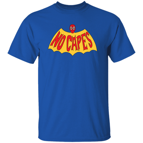 T-Shirts Royal / YXS No Capes Youth T-Shirt