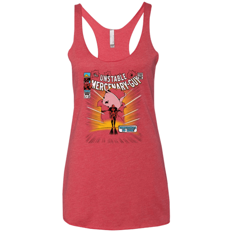 T-Shirts Vintage Red / X-Small No More Women's Triblend Racerback Tank