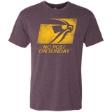 T-Shirts Vintage Purple / Small No Post On Sunday Men's Triblend T-Shirt