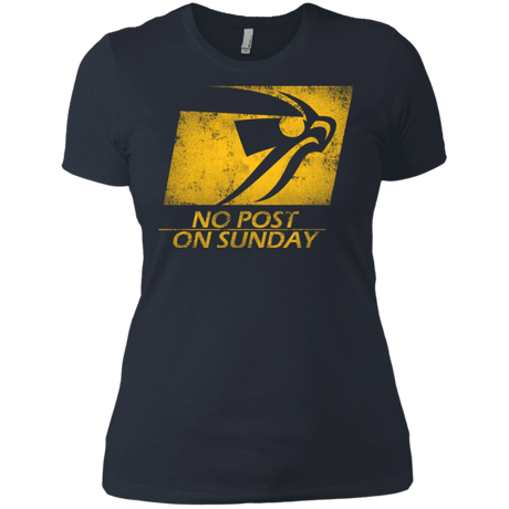 T-Shirts Indigo / X-Small No Post On Sunday Women's Premium T-Shirt