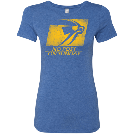 T-Shirts Vintage Royal / Small No Post On Sunday Women's Triblend T-Shirt