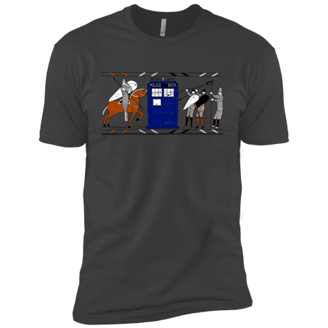 T-Shirts Heavy Metal / YXS Nocens Lupus Tardis in the Bayeux Tapestry Boys Premium T-Shirt