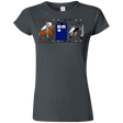 T-Shirts Charcoal / S Nocens Lupus Tardis in the Bayeux Tapestry Junior Slimmer-Fit T-Shirt