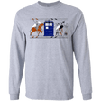 T-Shirts Sport Grey / S Nocens Lupus Tardis in the Bayeux Tapestry Men's Long Sleeve T-Shirt