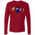 T-Shirts Cardinal / S Nocens Lupus Tardis in the Bayeux Tapestry Men's Premium Long Sleeve