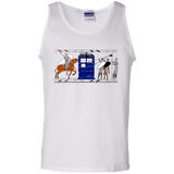 T-Shirts White / S Nocens Lupus Tardis in the Bayeux Tapestry Men's Tank Top