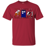 T-Shirts Cardinal / S Nocens Lupus Tardis in the Bayeux Tapestry T-Shirt