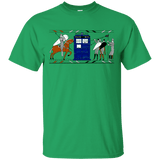 T-Shirts Irish Green / S Nocens Lupus Tardis in the Bayeux Tapestry T-Shirt