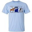 T-Shirts Light Blue / S Nocens Lupus Tardis in the Bayeux Tapestry T-Shirt