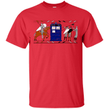 T-Shirts Red / S Nocens Lupus Tardis in the Bayeux Tapestry T-Shirt
