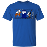 T-Shirts Royal / S Nocens Lupus Tardis in the Bayeux Tapestry T-Shirt