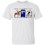 T-Shirts White / S Nocens Lupus Tardis in the Bayeux Tapestry T-Shirt