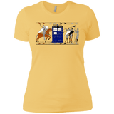 T-Shirts Banana Cream/ / X-Small Nocens Lupus Tardis in the Bayeux Tapestry Women's Premium T-Shirt