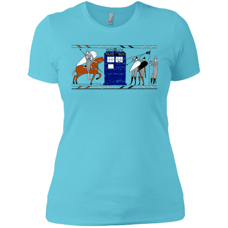 T-Shirts Cancun / X-Small Nocens Lupus Tardis in the Bayeux Tapestry Women's Premium T-Shirt