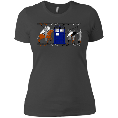 T-Shirts Heavy Metal / X-Small Nocens Lupus Tardis in the Bayeux Tapestry Women's Premium T-Shirt