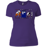 T-Shirts Purple Rush/ / X-Small Nocens Lupus Tardis in the Bayeux Tapestry Women's Premium T-Shirt