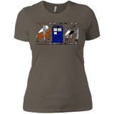 T-Shirts Warm Grey / X-Small Nocens Lupus Tardis in the Bayeux Tapestry Women's Premium T-Shirt