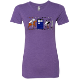 T-Shirts Purple Rush / S Nocens Lupus Tardis in the Bayeux Tapestry Women's Triblend T-Shirt