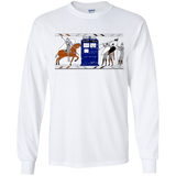T-Shirts Nocens Lupus Tardis in the Bayeux Tapestry Youth Long Sleeve T-Shirt