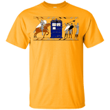 T-Shirts Gold / YXS Nocens Lupus Tardis in the Bayeux Tapestry Youth T-Shirt