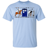 T-Shirts Light Blue / YXS Nocens Lupus Tardis in the Bayeux Tapestry Youth T-Shirt