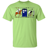 T-Shirts Mint Green / YXS Nocens Lupus Tardis in the Bayeux Tapestry Youth T-Shirt
