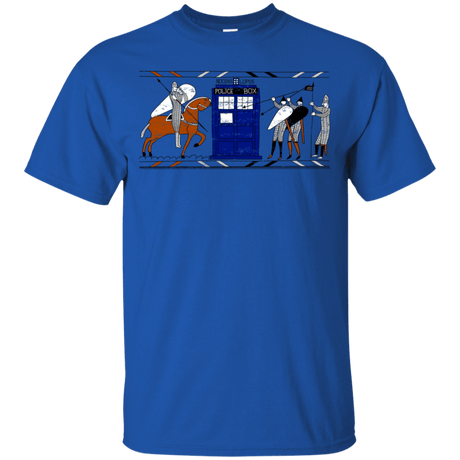 T-Shirts Royal / YXS Nocens Lupus Tardis in the Bayeux Tapestry Youth T-Shirt