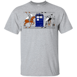 T-Shirts Sport Grey / YXS Nocens Lupus Tardis in the Bayeux Tapestry Youth T-Shirt