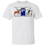 T-Shirts White / YXS Nocens Lupus Tardis in the Bayeux Tapestry Youth T-Shirt
