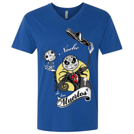 T-Shirts Royal / X-Small Noche de los Muertos Men's Premium V-Neck