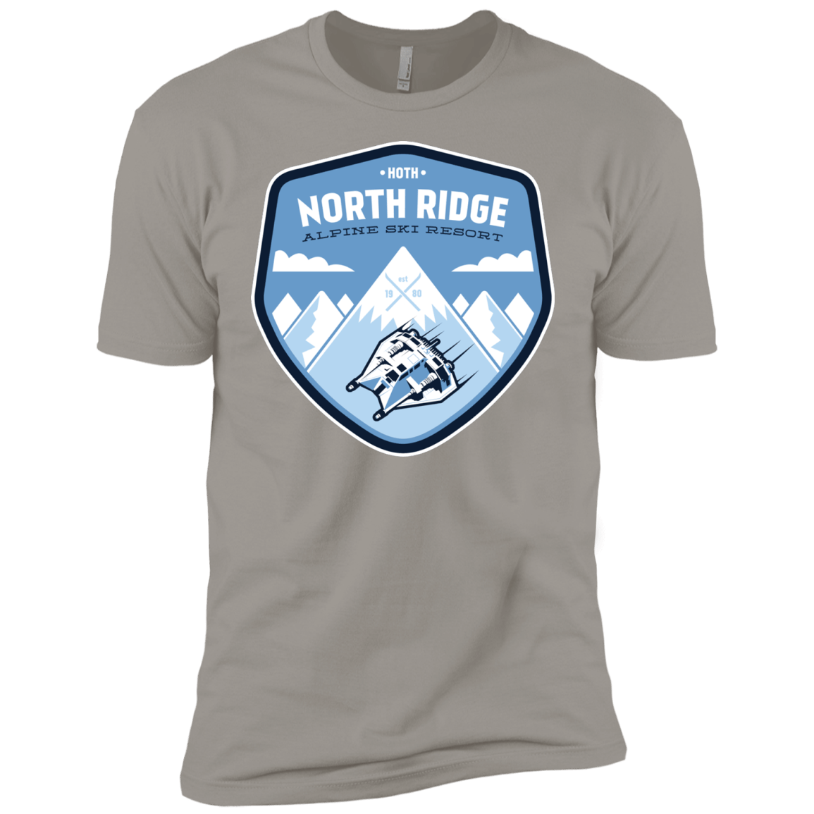 T-Shirts Light Grey / YXS North Ridge Ski Resort Boys Premium T-Shirt