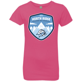 T-Shirts Hot Pink / YXS North Ridge Ski Resort Girls Premium T-Shirt