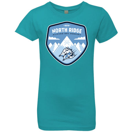 T-Shirts Tahiti Blue / YXS North Ridge Ski Resort Girls Premium T-Shirt