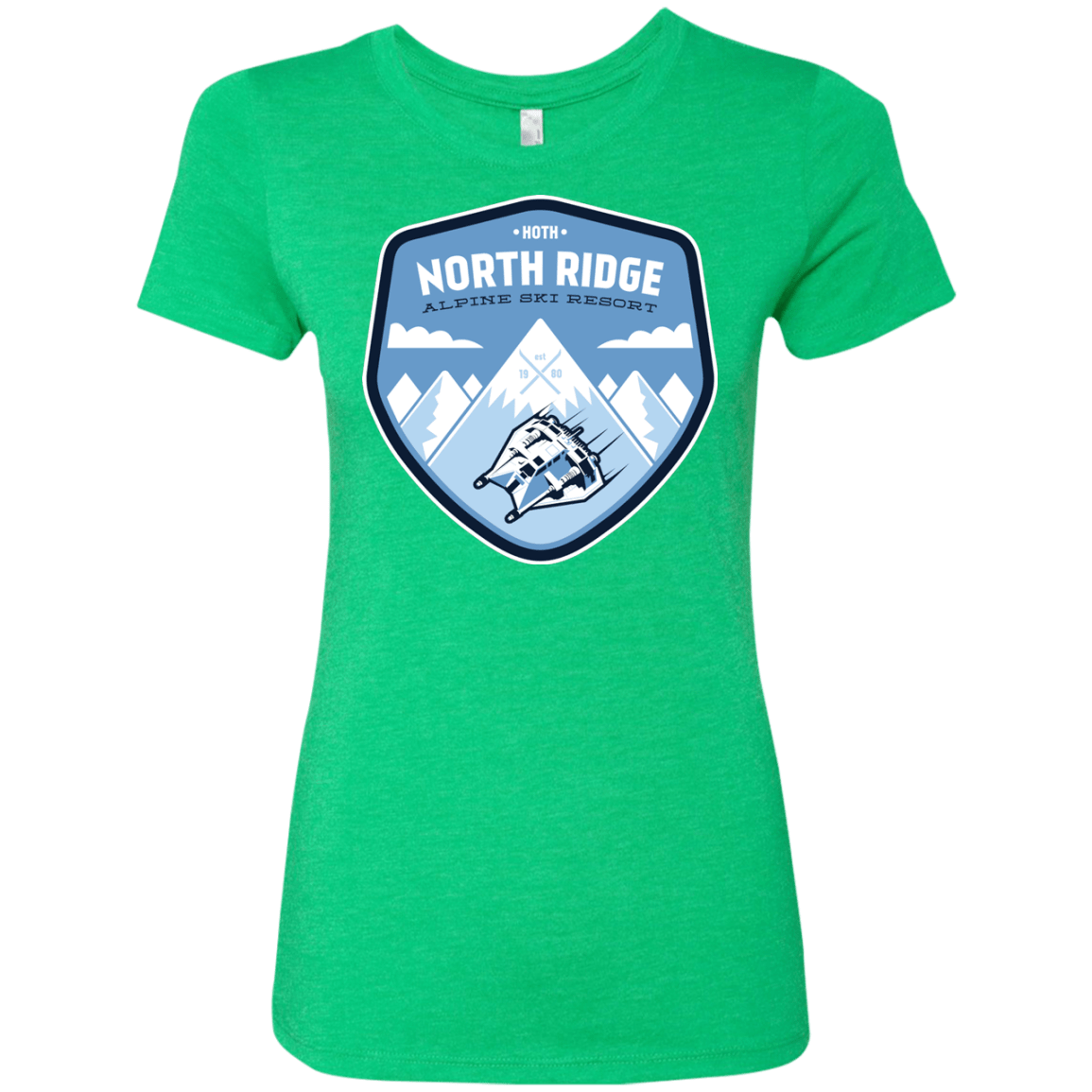 T-Shirts Envy / Small North Ridge Ski Resort Women's Triblend T-Shirt