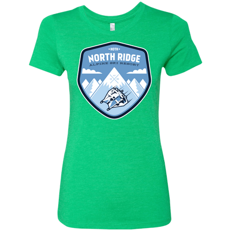 T-Shirts Envy / Small North Ridge Ski Resort Women's Triblend T-Shirt