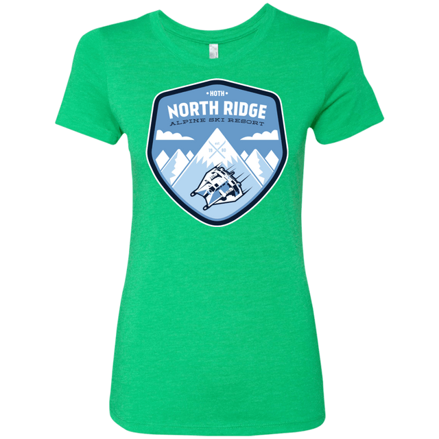 T-Shirts Envy / Small North Ridge Ski Resort Women's Triblend T-Shirt