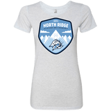 T-Shirts Heather White / Small North Ridge Ski Resort Women's Triblend T-Shirt