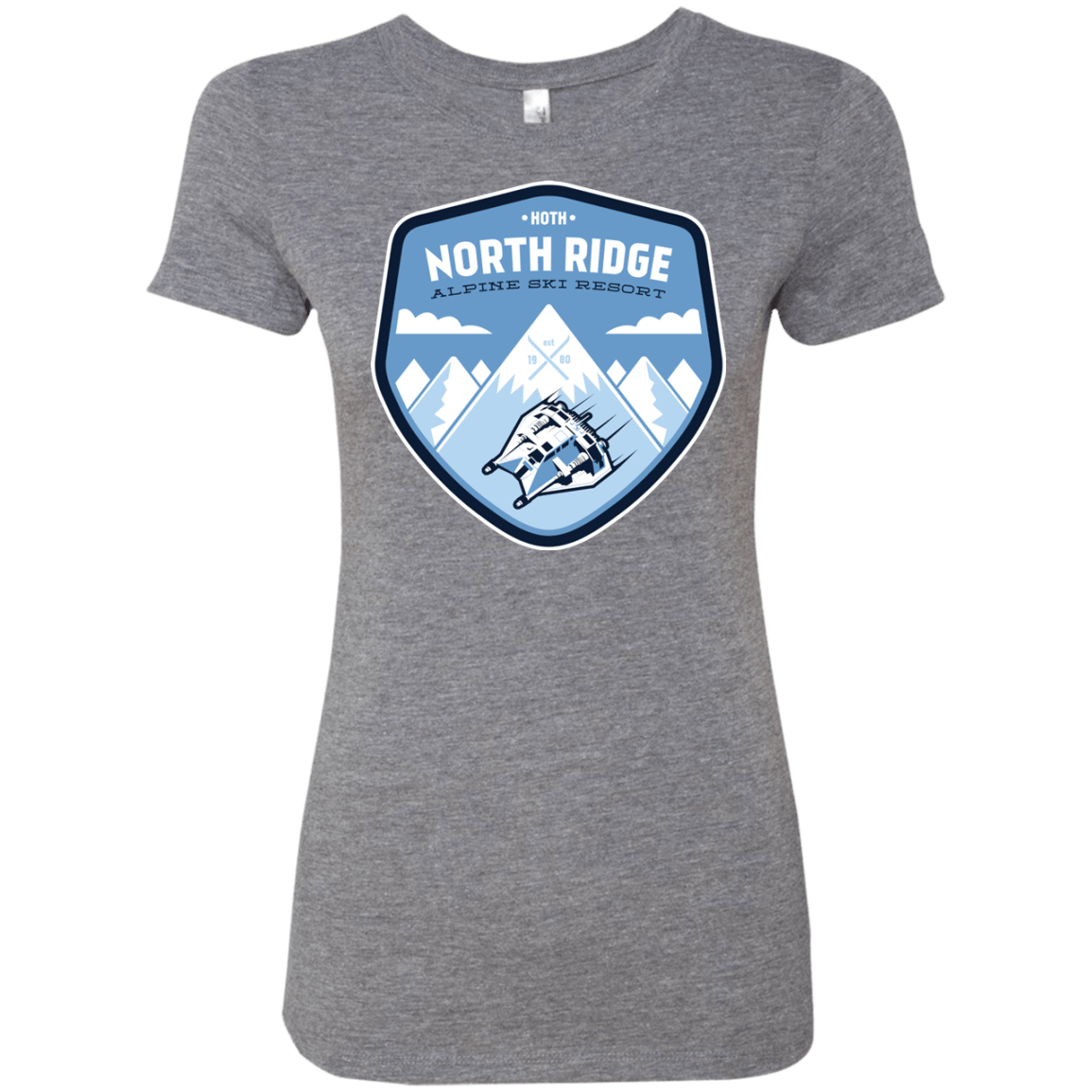 T-Shirts Premium Heather / Small North Ridge Ski Resort Women's Triblend T-Shirt