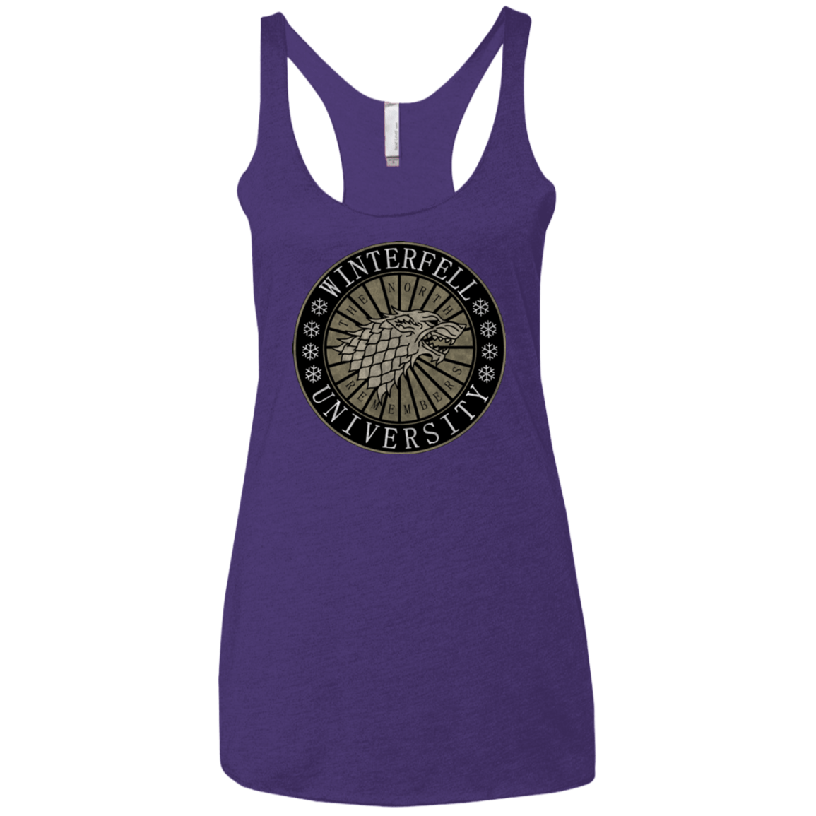 T-Shirts Purple / X-Small North university Women's Triblend Racerback Tank