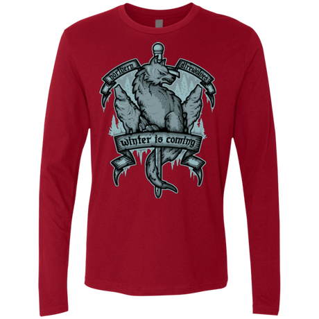 T-Shirts Cardinal / Small Northern Direwolves Men's Premium Long Sleeve