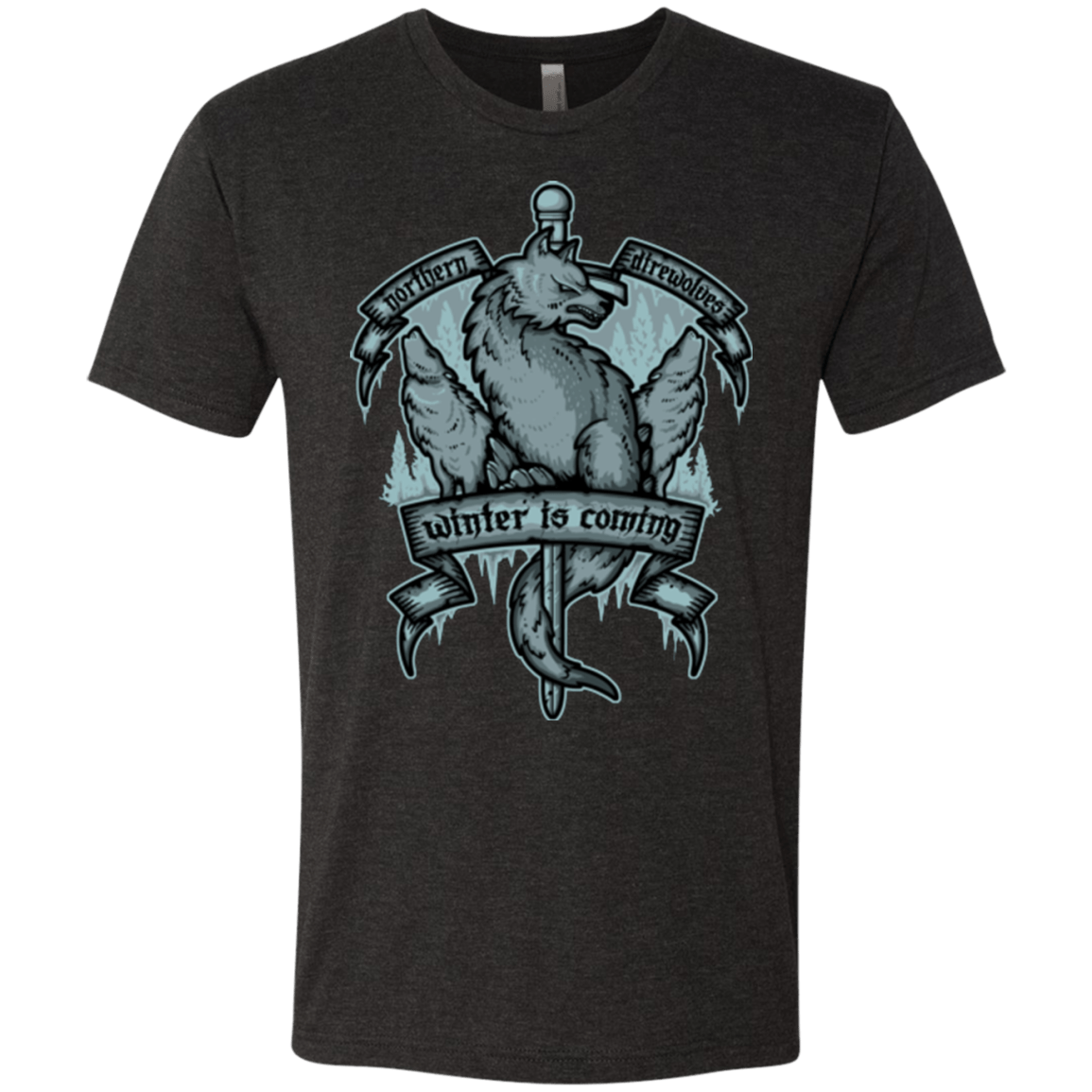 T-Shirts Vintage Black / Small Northern Direwolves Men's Triblend T-Shirt